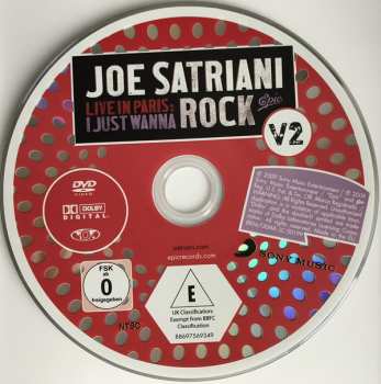 DVD Joe Satriani: Live In Paris: I Just Wanna Rock 21433