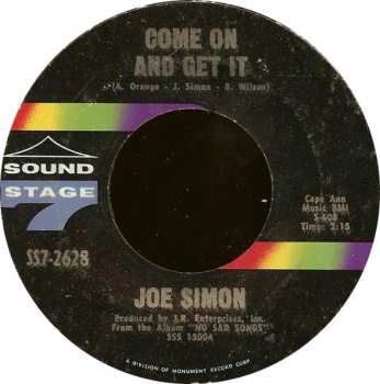 SP Joe Simon: The Chokin' Kind / Come On And Get It 609260