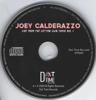 CD Joey Calderazzo: Live From The Cotton Club Tokyo Vol. 1 551279