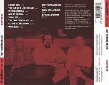 CD Joey DeFrancesco: Snapshot 615019