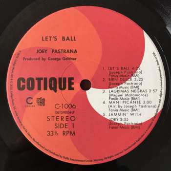 LP Joey Pastrana And His Orchestra: Let's Ball 606543