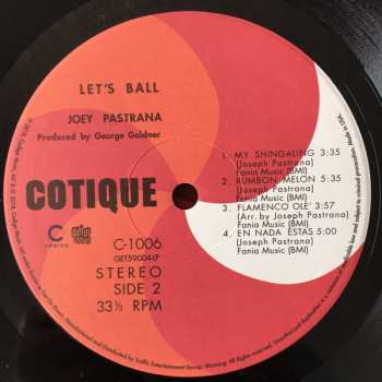 LP Joey Pastrana And His Orchestra: Let's Ball 606543