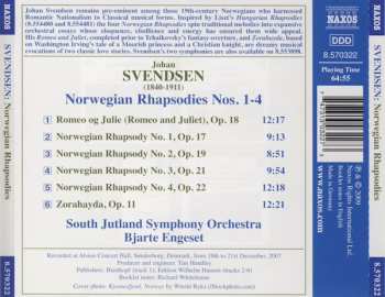 CD Johan Svendsen: Norwegian Rhapsodies • Romeo And Juliet • Zorahayda 361004