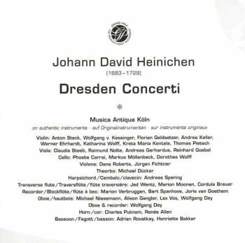 2CD Johann David Heinichen: Dresden Concerti 45398