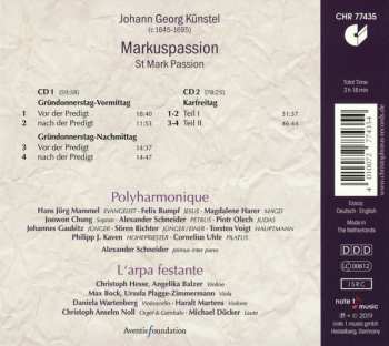 2CD Johann Georg Künstel: Markuspassion 323485