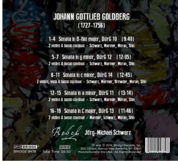 CD Johann Gottlieb Goldberg: Beyond The Variations (Chamber Music For Strings And Basso Continuo) 453399