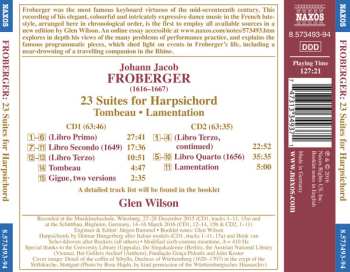 2CD Johann Jakob Froberger: 23v Suites For Harpsichord 460624