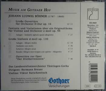 CD Johann Ludwig Böhner: Musik am Gothaer Hof 445978