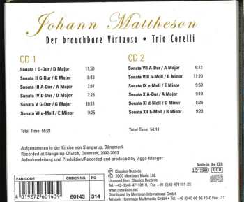 2CD Johann Mattheson: Der Brauchbare Virtuoso 456978