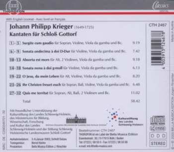 CD Johann Philipp Krieger: Kantaten Für Schloß Gottorf 554141