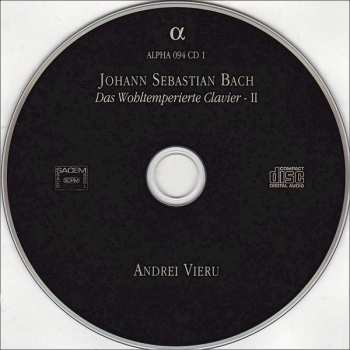 3CD Johann Sebastian Bach: Das Wohltemperierte Clavier - II 428363