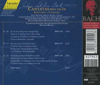 CD Johann Sebastian Bach: Cantatas BWV 176-178 407807