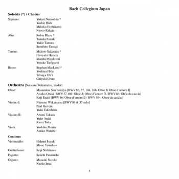 CD Johann Sebastian Bach: Cantatas 19 : BWV 86 Wahrlich, Wahrlich, Ich Sage Euch - BWV 37 Wer Da Gläubet Und Getauft Wird - BWV 104 Du Hirte Israel, Höre - BWV 166 Wo Gehest Du Hin ? 121325