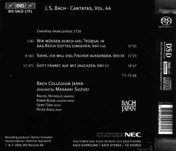 SACD Johann Sebastian Bach: Cantatas 44: ►43 ►88 ►146 (Gott Fähret Auf Mit Jauchzen)  481371