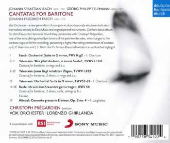 CD Johann Sebastian Bach: Cantatas For Baritone 113696