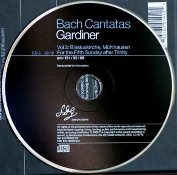 2CD Johann Sebastian Bach: Cantatas Vol. 03: Tewkesbury / Mühlhausen 189343