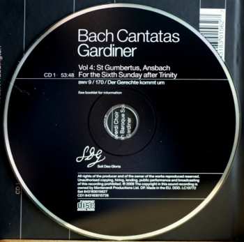 2CD Johann Sebastian Bach: Cantatas Vol. 04: Ansbach / Haddington 327322