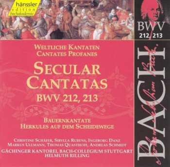 Album Johann Sebastian Bach: Secular Cantatas BWV 212, 213