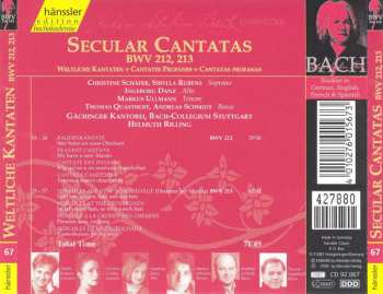 CD Johann Sebastian Bach: Secular Cantatas BWV 212, 213 659405