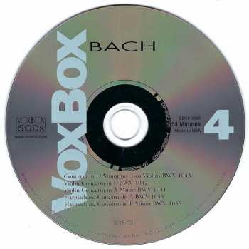 5CD Johann Sebastian Bach: Complete Concerti, Orchestral Suites 181755