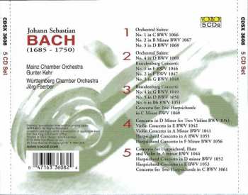 5CD Johann Sebastian Bach: Complete Concerti, Orchestral Suites 181755