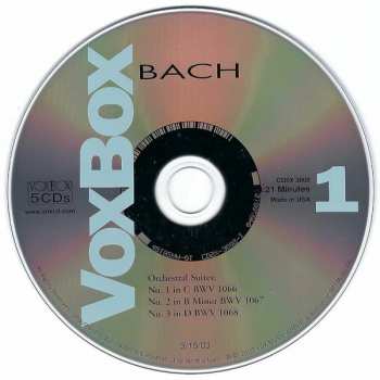 5CD Johann Sebastian Bach: Complete Concerti, Orchestral Suites 181755