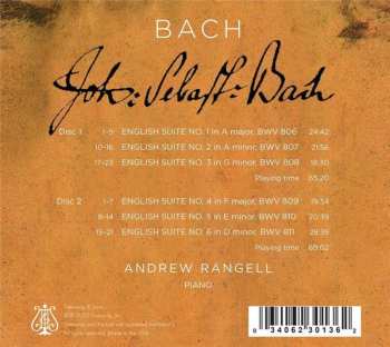 2CD Johann Sebastian Bach: English Suites 352957