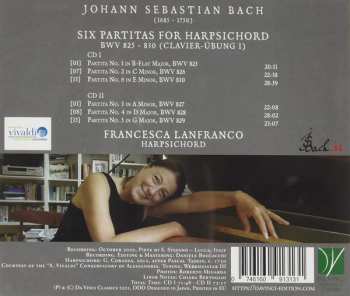 2CD Johann Sebastian Bach: Six Partitas For Harpsichord BWV 825 – 830 570958