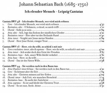 CD Johann Sebastian Bach: Ich Elender Mensch - Leipzig Cantatas 104447