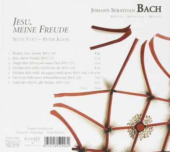 CD Johann Sebastian Bach: Jesu, Meine Freude (Motets) 326075