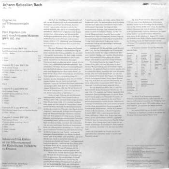 LP Johann Sebastian Bach: Orgelwerke 21 (Fünf Orgelkonzerte Nach Verschiedenen Meistern BWV 592—596) 599103