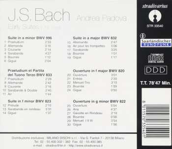 CD Johann Sebastian Bach: Keyboard Suites - Vol. 1 / Early Suites (1700-1709) 127550