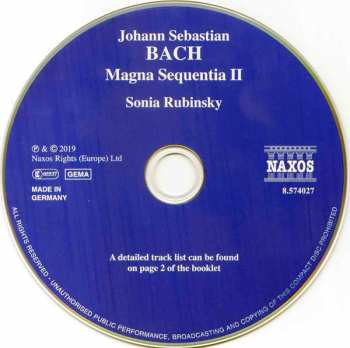 CD Johann Sebastian Bach: Magna Sequentia II - A Grand Suite Of Dances 228433