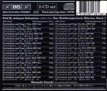 2CD Johann Sebastian Bach: Das Wohltemperierte Klavier Book I (Complete Keyboard Works, Volume 1) 640170