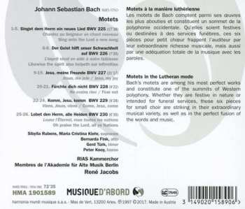 CD Johann Sebastian Bach: Motets 546295