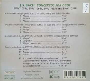 CD Johann Sebastian Bach: Oboe Concertos 120583