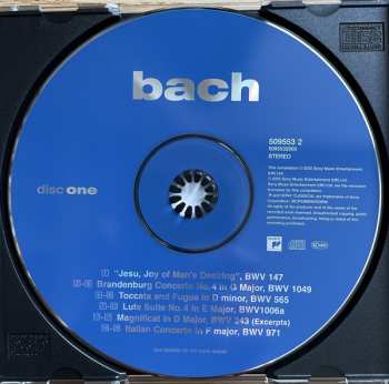 3CD Johann Sebastian Bach: Passion, Suite, Toccata, Magnificat, Brandenburg, Goldberg, Concerto, Fugue, Invention, Partita 629259