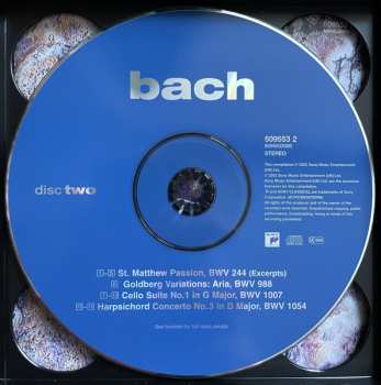 3CD Johann Sebastian Bach: Passion, Suite, Toccata, Magnificat, Brandenburg, Goldberg, Concerto, Fugue, Invention, Partita 629259