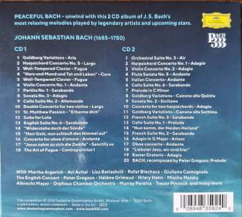 2CD Johann Sebastian Bach: PEACEFUL BACH 118898