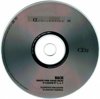 2CD Johann Sebastian Bach: Sonates Pour Violon Obligé Et Clavecin, BWV 1014-1019 328032