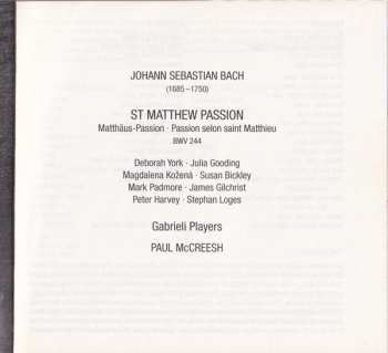 2CD Johann Sebastian Bach: St Matthew Passion 648923