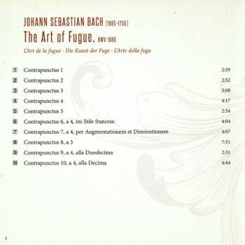 CD Johann Sebastian Bach: The Art Of Fugue 155459