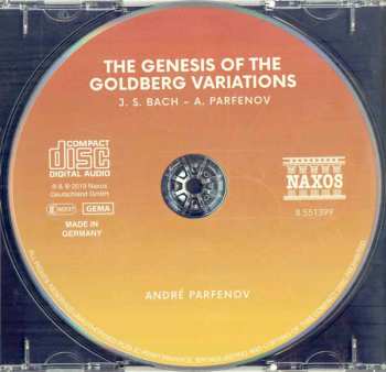 CD Johann Sebastian Bach: The Genesis Of The Goldberg Variations 221213