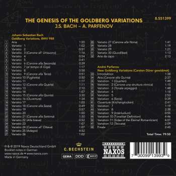 CD Johann Sebastian Bach: The Genesis Of The Goldberg Variations 221213