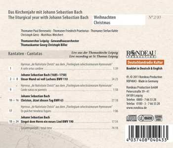 CD Johann Sebastian Bach: Kantaten Cantatas BWV 63, 110, 190 551562