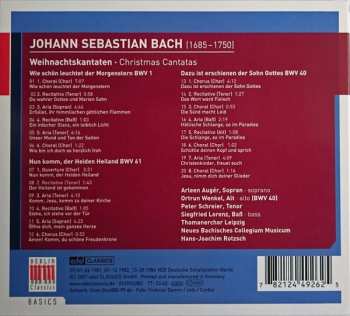 CD Johann Sebastian Bach: Weihnachtskantaten (Christmas Cantatas) 252983