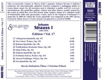 CD Johann Strauss Sr.: Johann Strauss I:  Edition • Vol. 17 658734