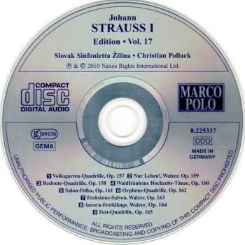 CD Johann Strauss Sr.: Johann Strauss I:  Edition • Vol. 17 658734