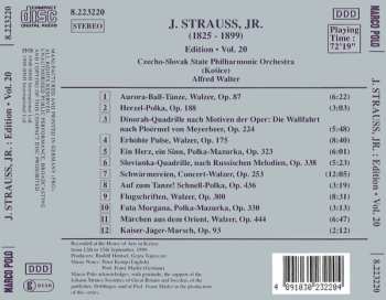 CD Johann Strauss Jr.: J. Strauss, Jr.:  Edition • Vol. 20 559423