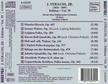 CD Johann Strauss Jr.: J. Strauss, Jr.:  Edition • Vol. 39 564359